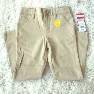 Girls khaki uniform pants